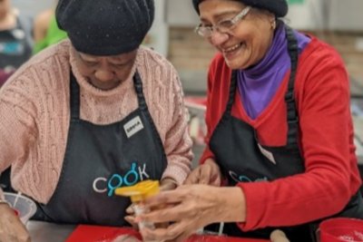 Cooking class at Cook for Good. Credit: Cook for Good