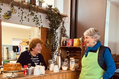 Volunteers preparing drinks at St Richards Community Support Cafe. Copyright: Copyright: St Richards Community Support Cafe