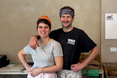 Amalia Sacchi and Nathan Cal-Danby. Copyright: Foresta Forno di Comunit&agrave;