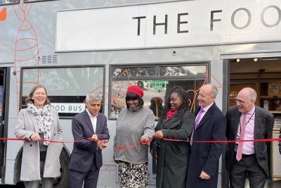 Mayor of London launches Food Bus. Credit: Be Enriched