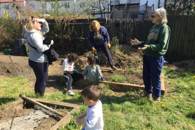 Mitcham Community Orchard welcomes all, age is not a matter. Credit: Sustainable Merton