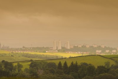 Peri-urban land outside Glasgow, Scotland. Credit: D M Milne