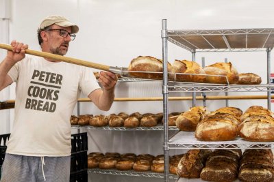 Peter at work. Copyright: © Slow Food Birmingham