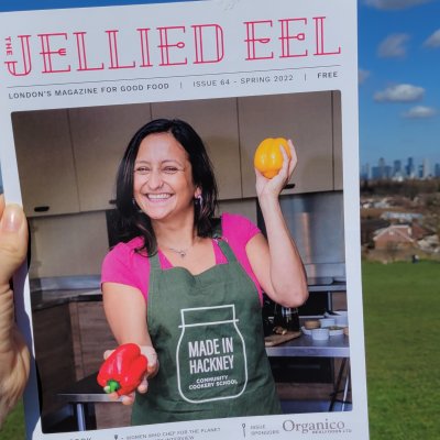 Photo of Jellied Eel magazine. Cover Star Sareta taken by Elainea Emmott.