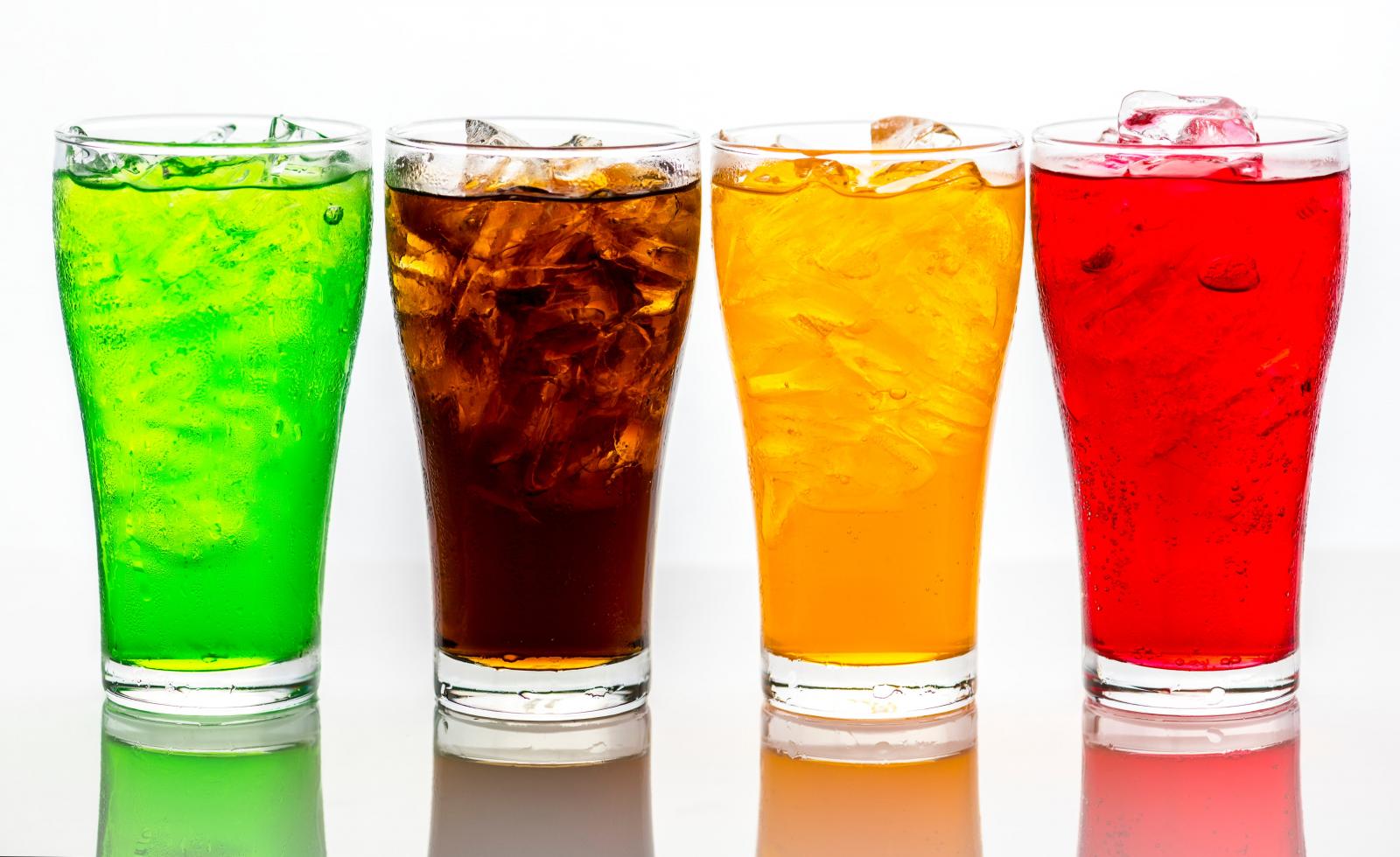 Assorted fizzy drinks. Photo credit: Pexels