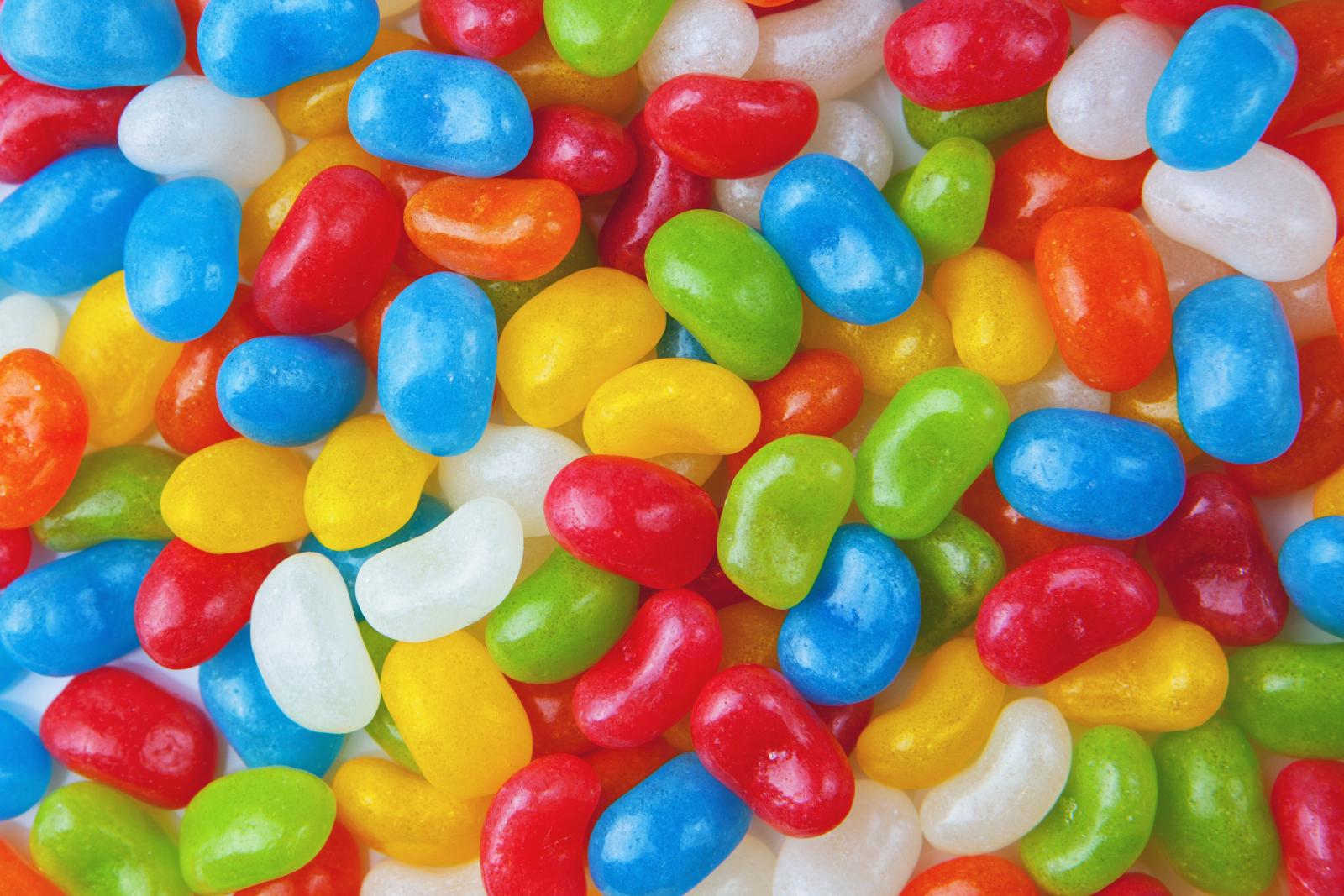 Coloured jelly beans. Photo credit: Pexels