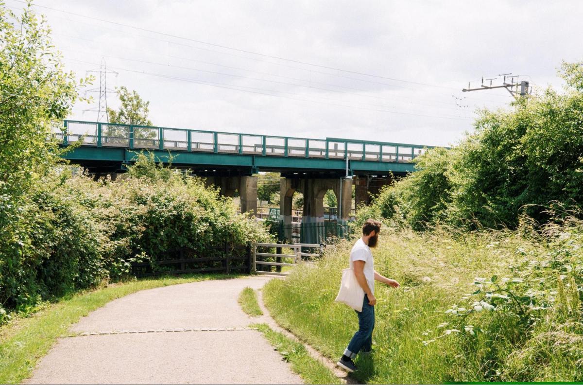 Wross Lawrence in his book The Urban Forager. Photo: Marco Kesseler