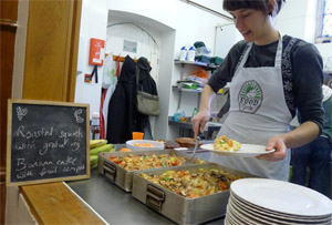 Foodcycle serving food that would otherwise have gone to waste