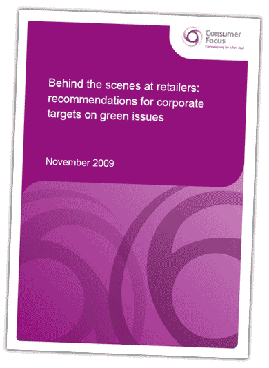 Behind the scenes at retailers: Recommendations for corporate targets on green issues