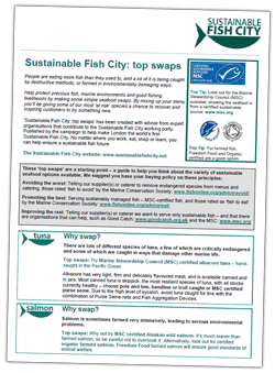 Sustainable Fish City Top Swaps for Restaurants - help your customers eat sustainable fish