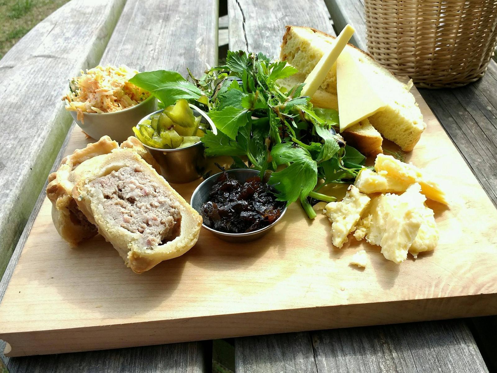 Pork pie and salad. Photo credit: Pixabay