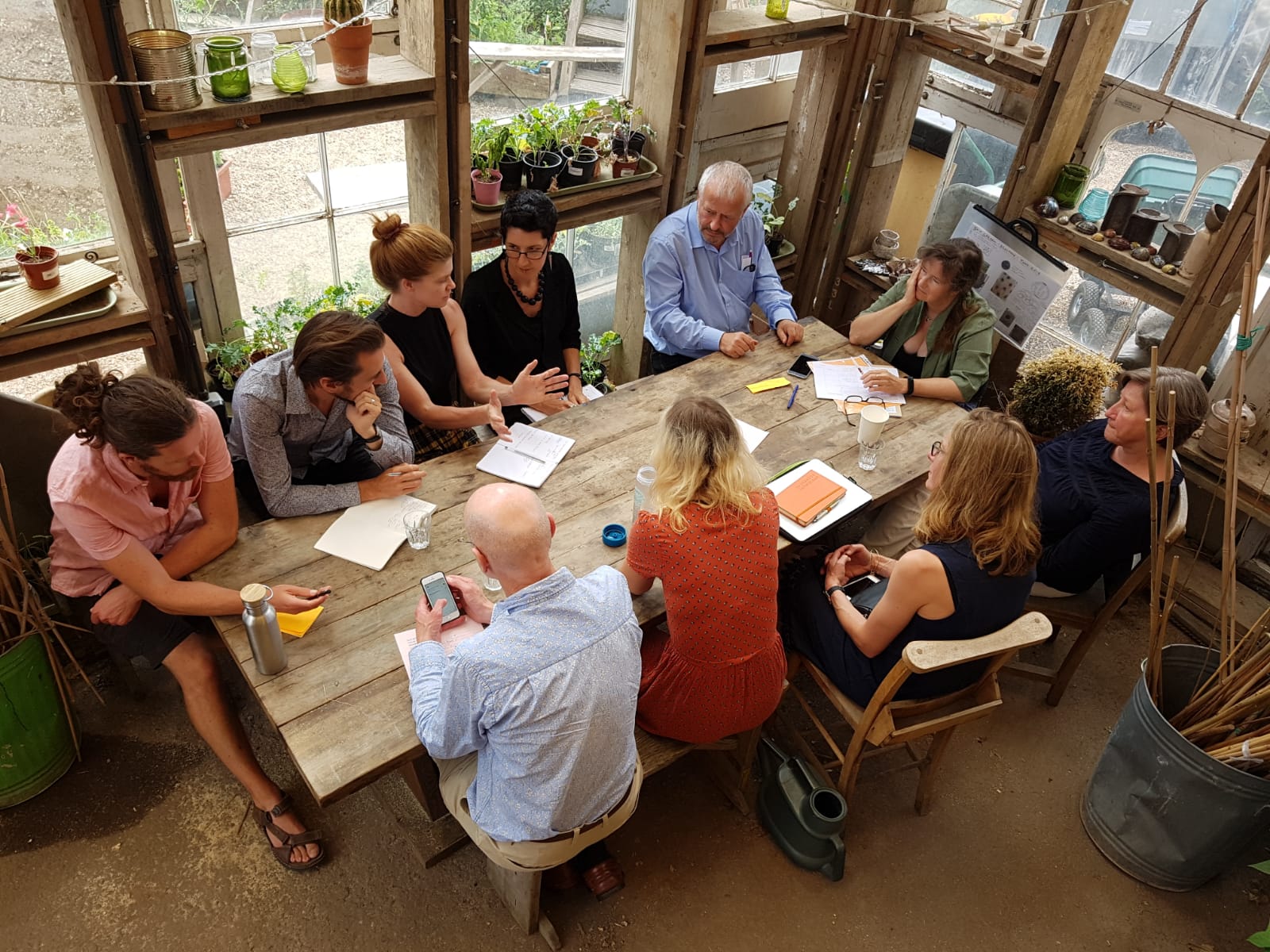 Sustain staff and trustees take part in a Strategy Day, 2018. Photo credit: Kath Dalmeny