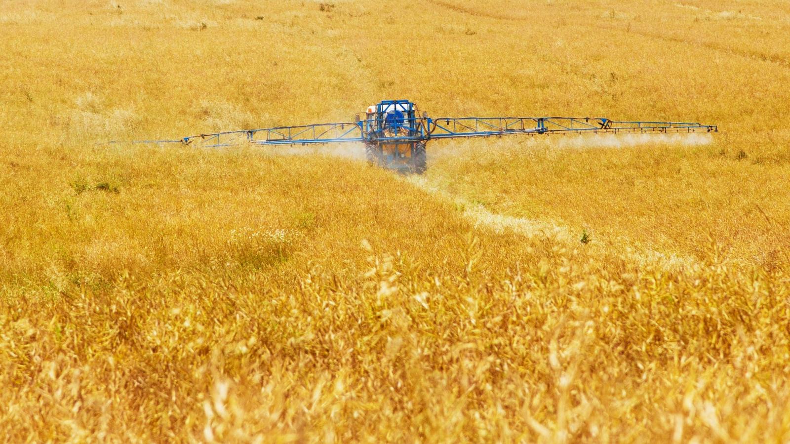 Spraying pesticides. Photo credit: Pixabay