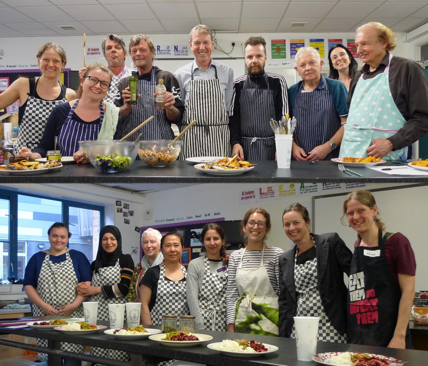 Participants in the training courses. Credit: Good Food Oxford