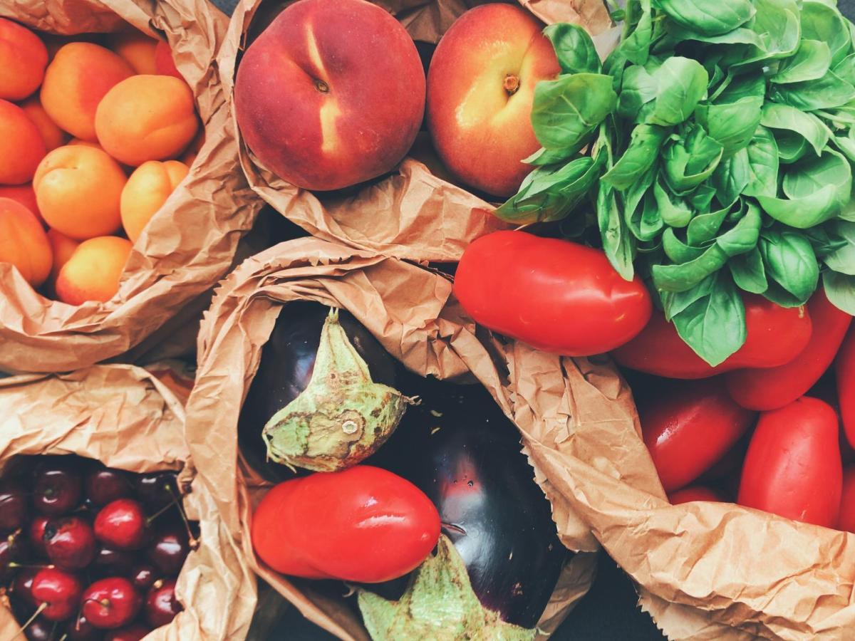 Fruit and veg. Photo credit: Pexels