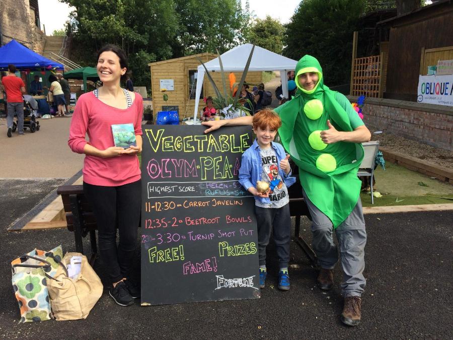 The Veg Olym-pea-d included carrot javelin, beetroot bowls and turnip shot-put. Credit: Cambridge Sustainable Food