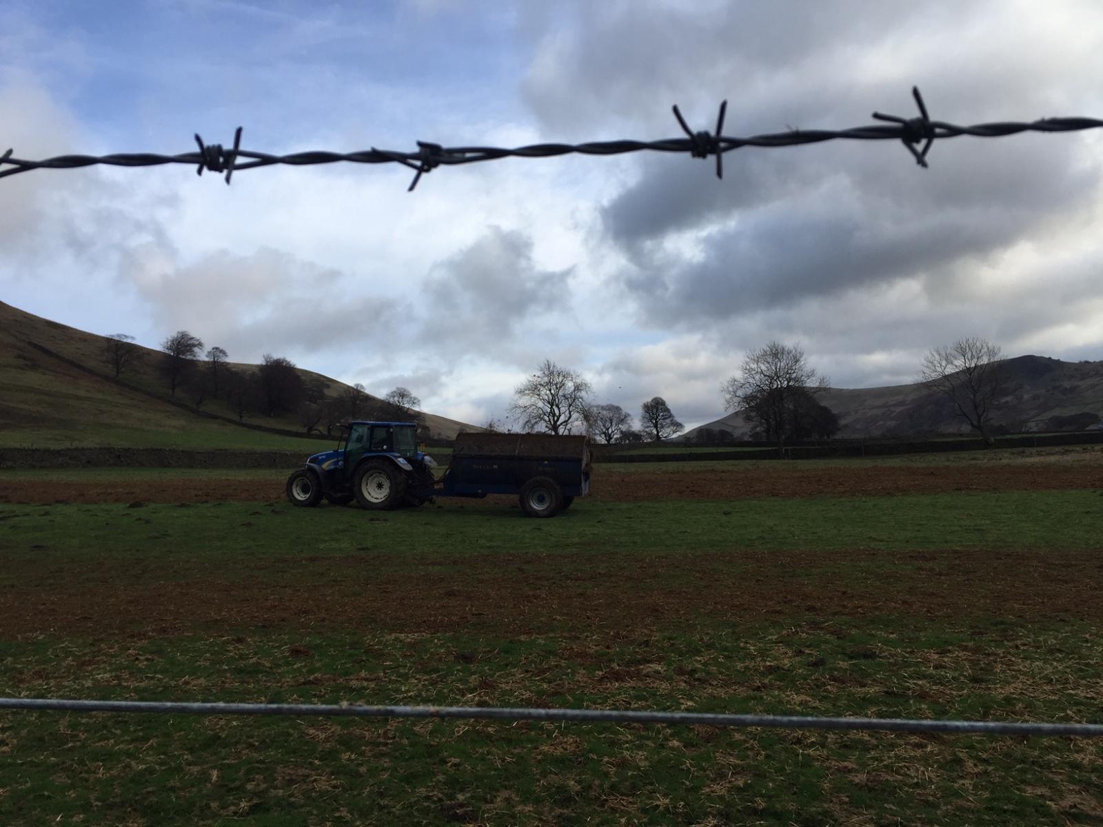 Farmland scene, Derbyshire. Photo credit: Kath Dalmeny