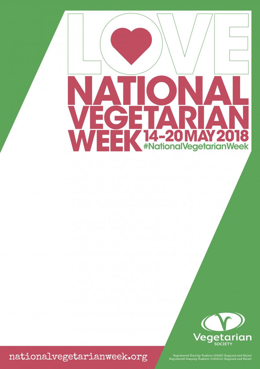 National Vegetarian Week poster credit: The Vegetarian Society