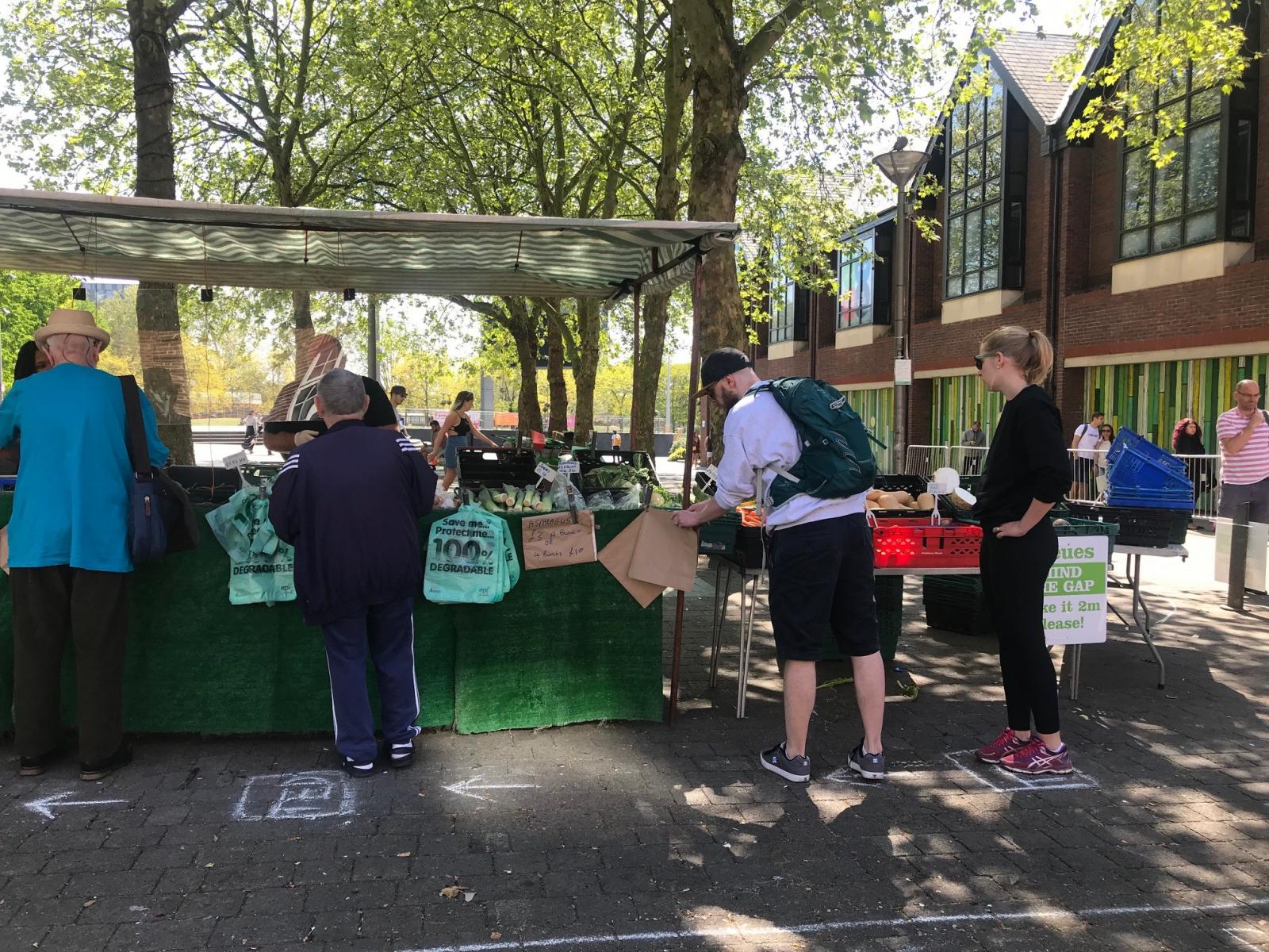 Ted's Veg at Walthamstow Farmers Market, Sarah Williams