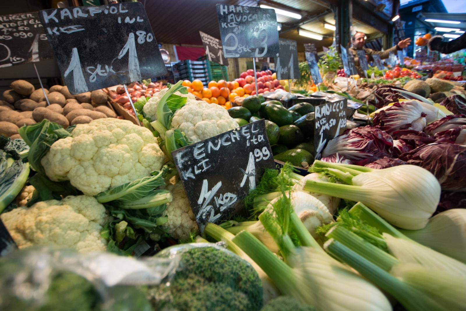 Vegetables for sale. Photo credit: Pexels