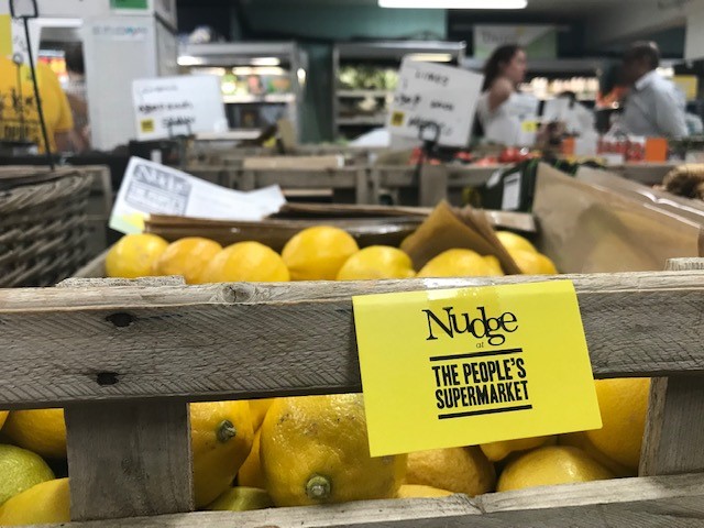 New 'nudge' labels at The People's Supermarket