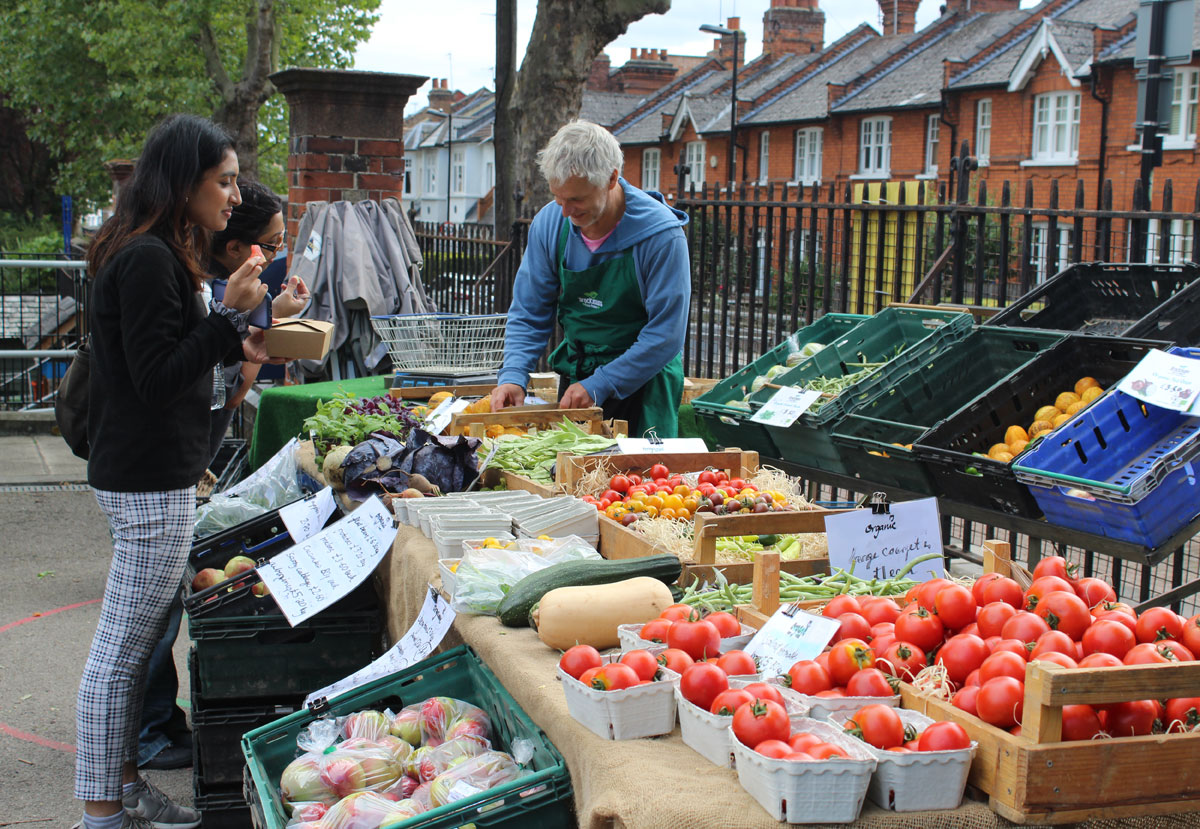 Alexandra Palace Farmer's Market, London. Credit Merav Shub