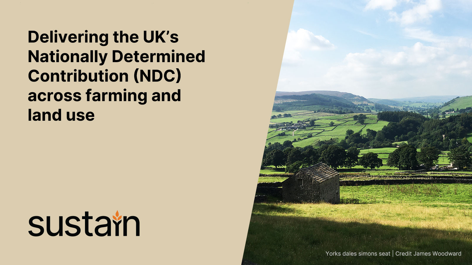 Delivering the UK’s Nationally Determined Contribution (NDC) across farming and land use