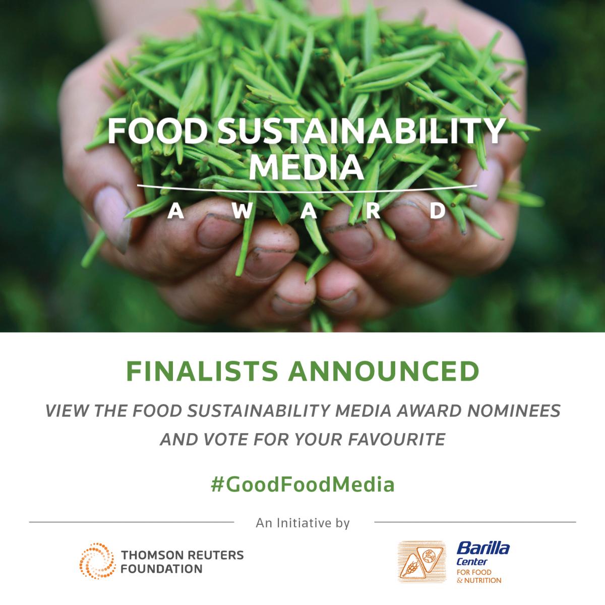 Image credit: Food Sustainability Media Awards