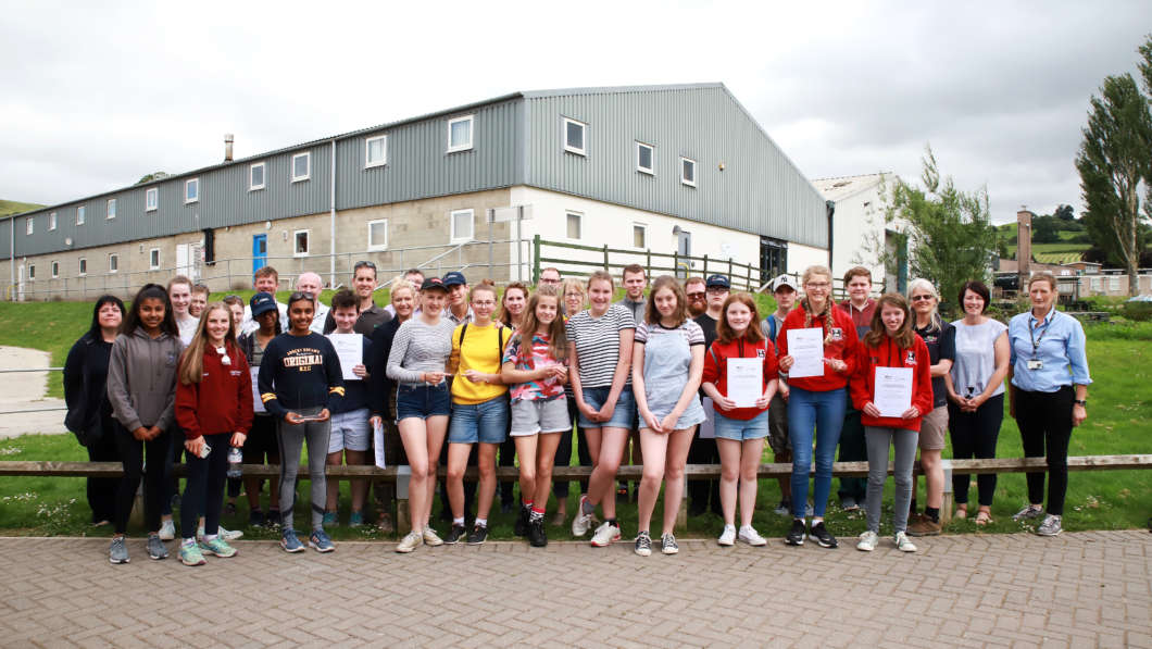 The students who took part at this year's LEAF Education Food, Farming and Environment Competition. Photo credit: LEAF