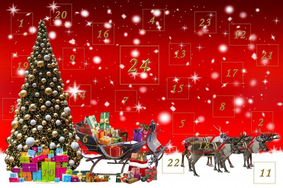 Stock image of advent calendar. Photo credit: Pixabay