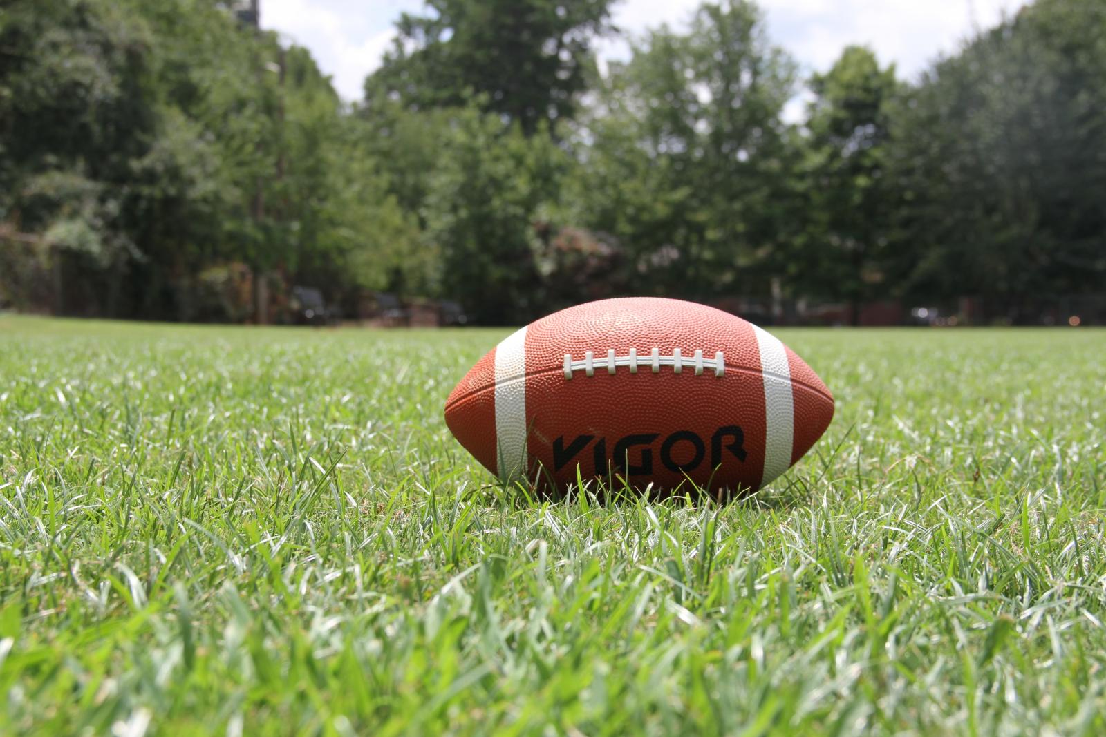 American football field. Photo credit: Pexels