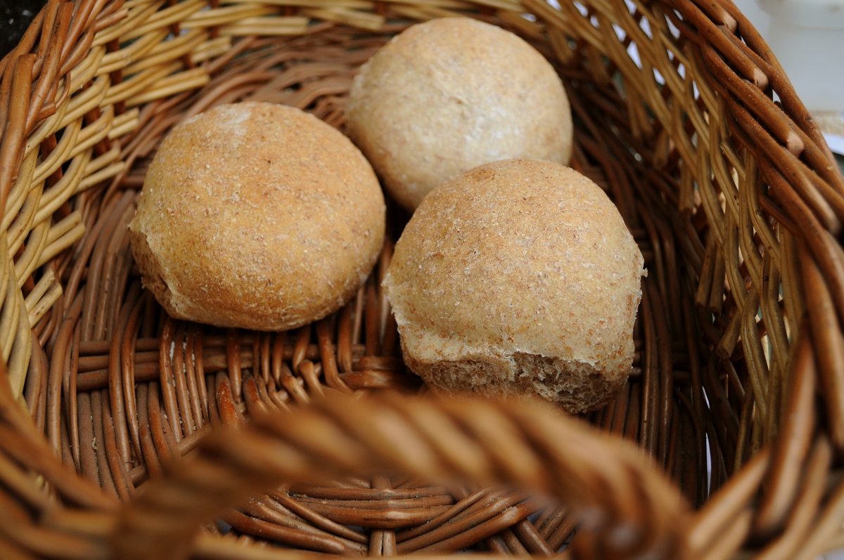 Pilar Lopez' rolls for Hornbeam Bakers' Collective's Local Loaves for Lammas event in 2010 by Chris Young / realbreadcampaign.org CC-BY-SA 4.0