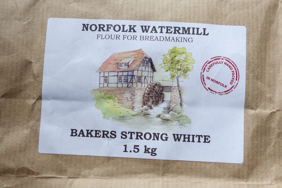 Shire Foods East Anglia flour packaging