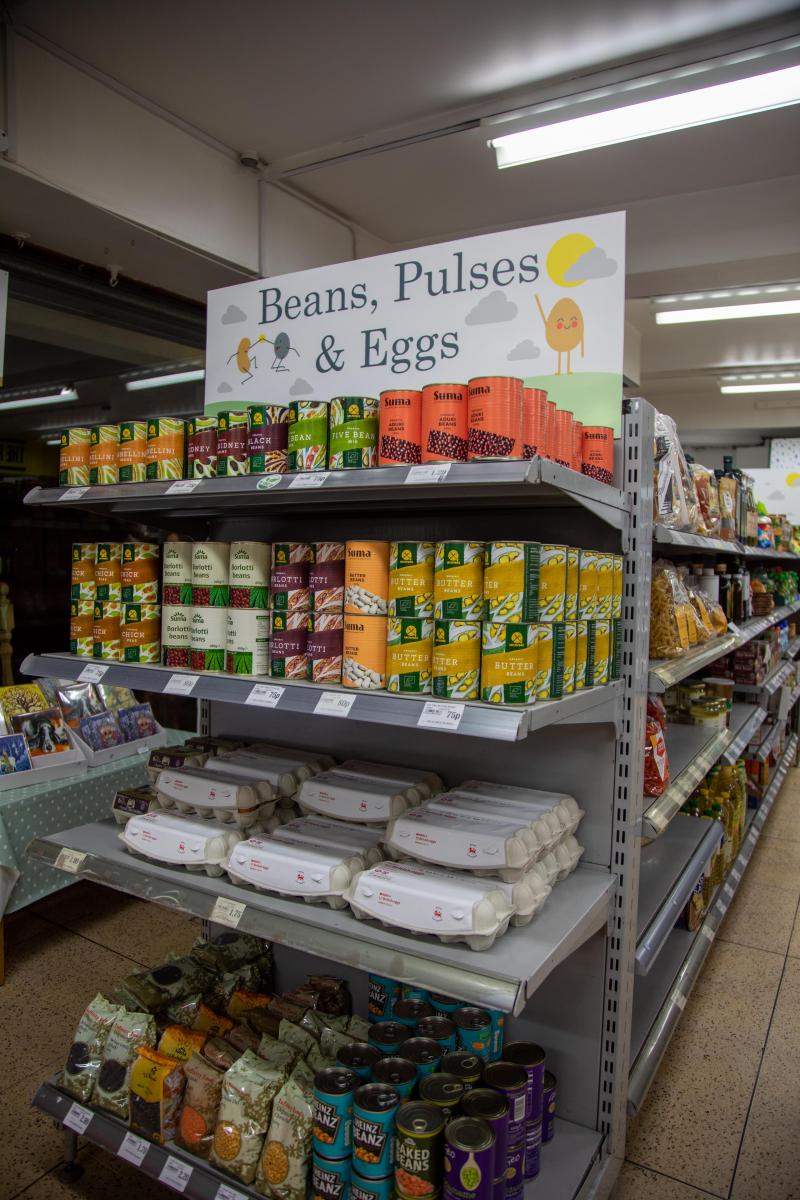 Inside the Nudge supermarket. Photo credit: RSPH