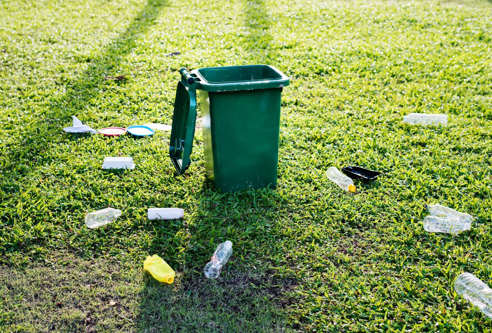 Plastic bottle litter. Photo credit: pexels