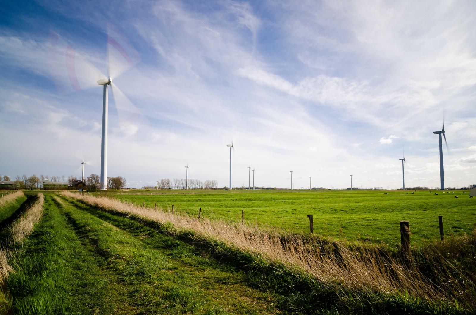 Wind turbines in the countryside. Photo credit: Pexels