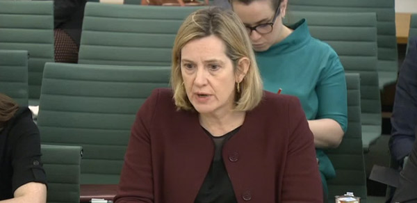 Secretary of State for the Department of Work and Pensions Amber Rudd, giving evidence to the Select Committee on 11 March 2019