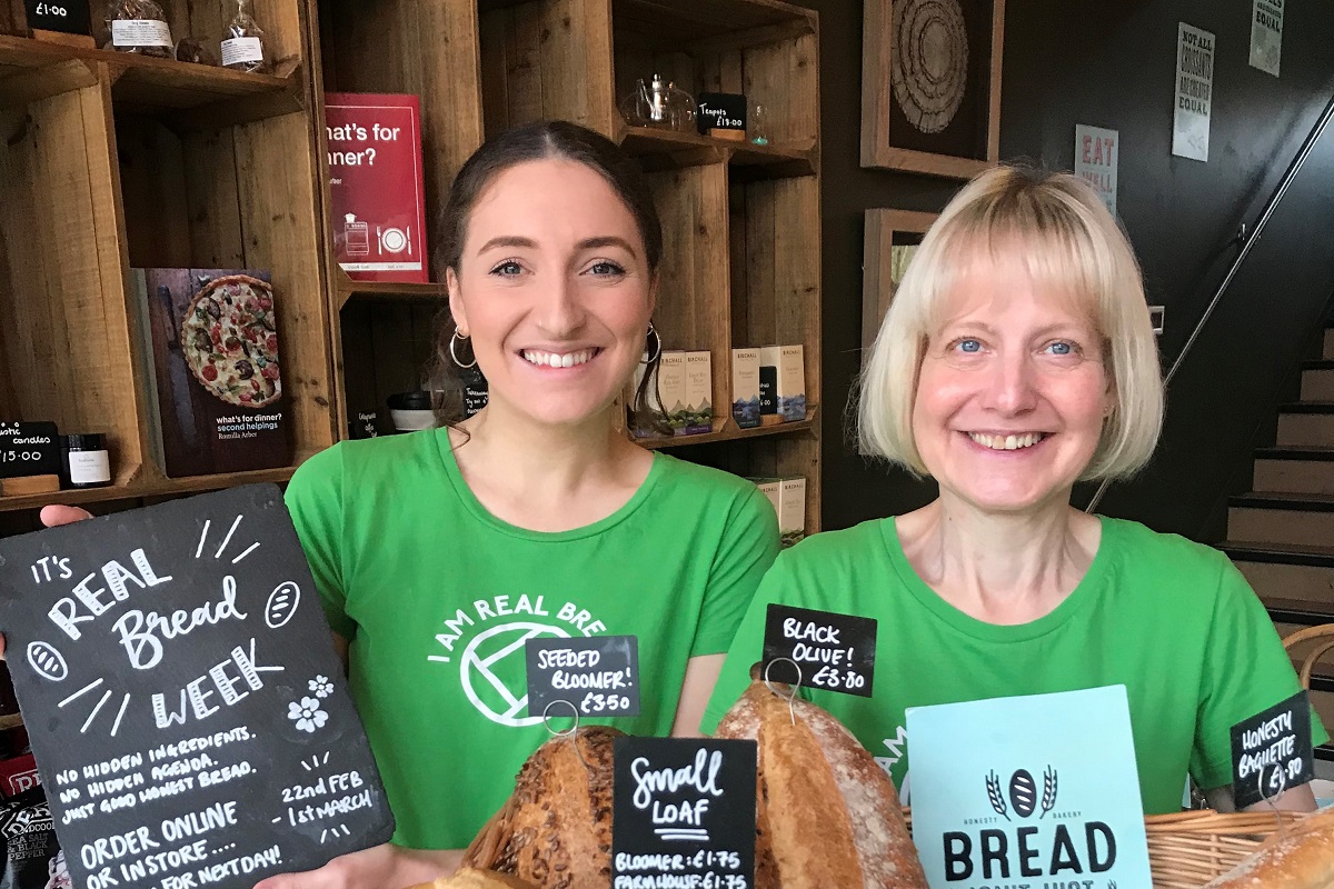 Eilish and Heather celebrating Real Bread Week © Honesty Group