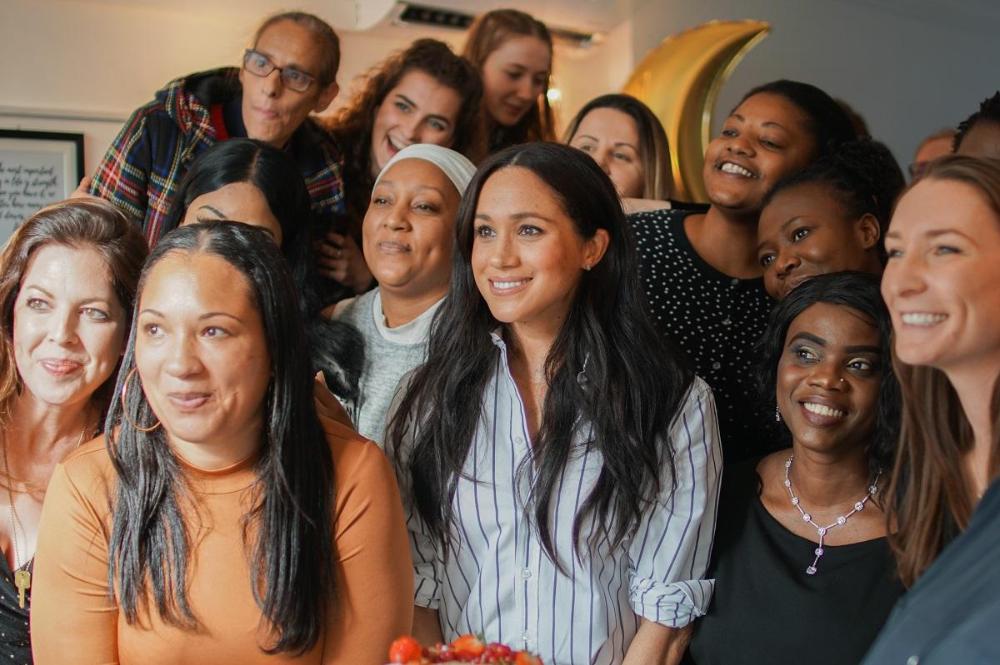 The Duchess of Sussex opening Luminary Bakery Camden © Lizzie Blix