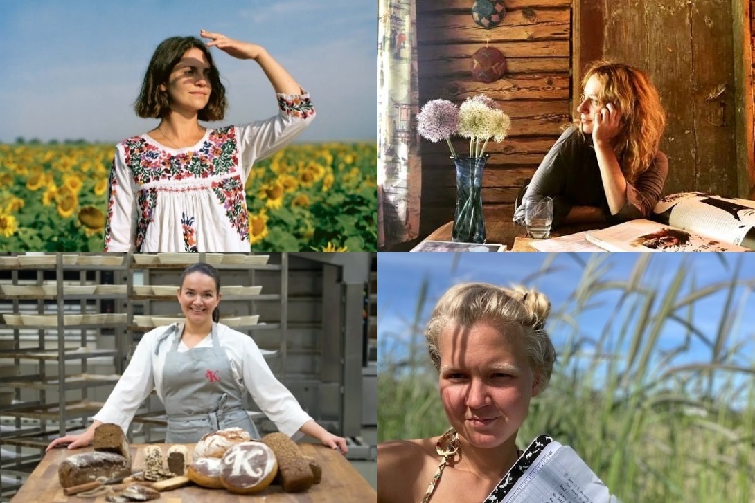 Olia Hercules, Katrina Kollegaeva, Nadia Gencass and Laura Valli