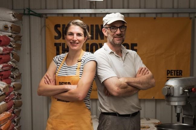 Shona Kely and Peter Cook, courtesy of Peter Cooks Bread