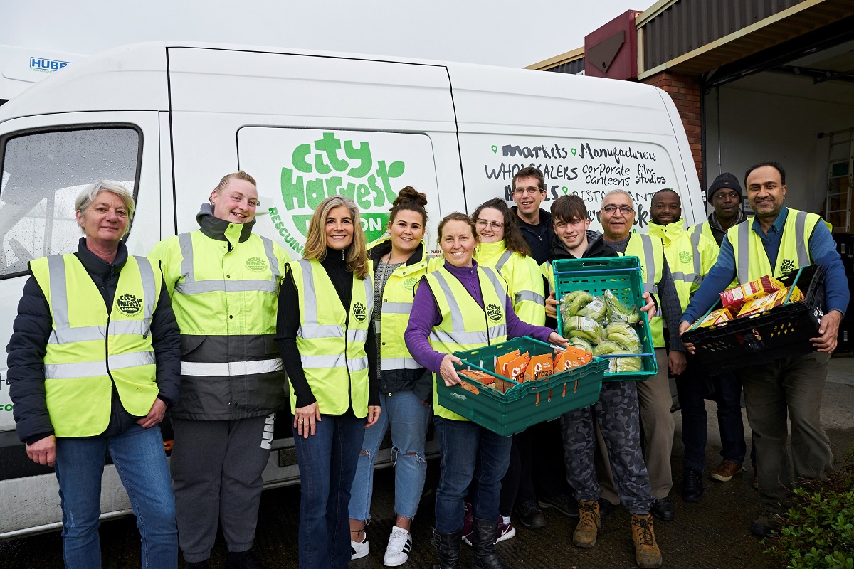 Laura Winningham (an UFA Women In Food winner 2019) and team © City Harvest