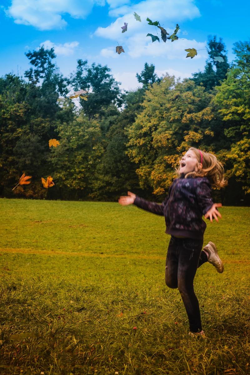 Girl in park. Photo credit: Pexels